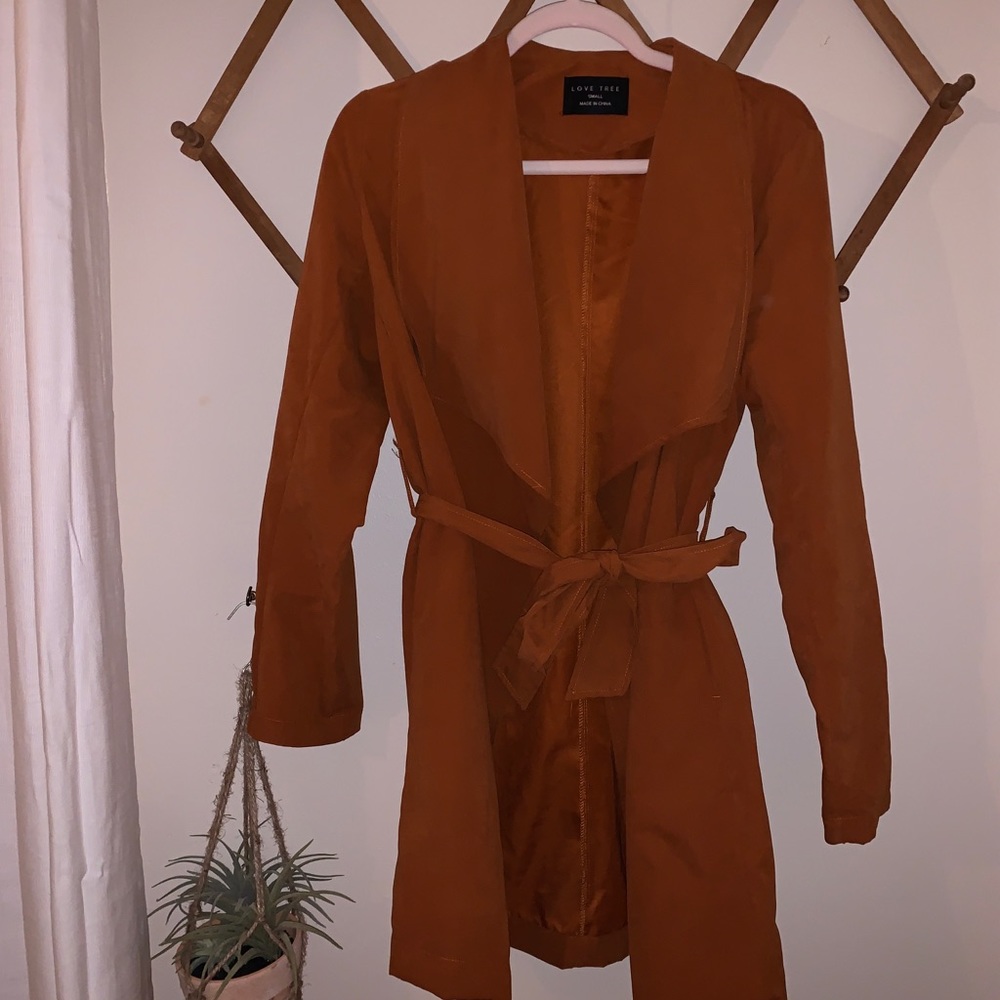 Burnt orange coat